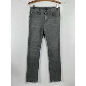 Boys Youth Excellent Condition Vans Off The Wall Gray Jeans Size 16 Straight